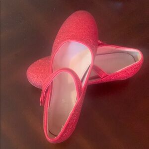 Glittery Red Kids Shoes
